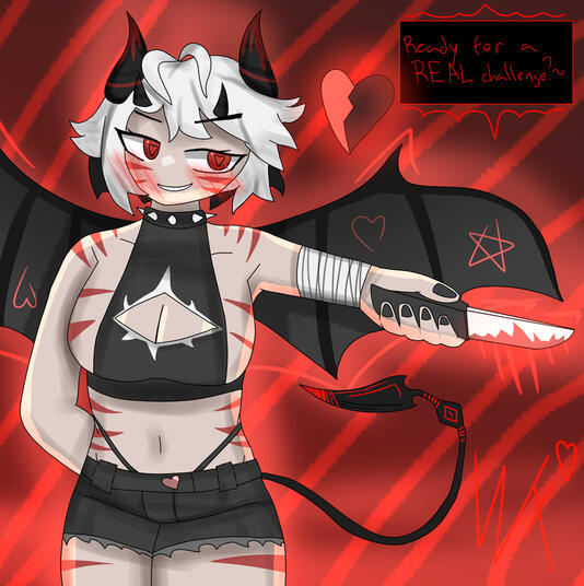 &quot;Blaire Bloodlust&quot; A piece of fanart for BlaireVT