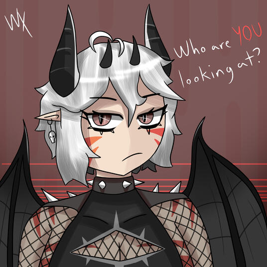 "Blaire Goth" A goth interpretation of BlaireVT's selfsona. Who could have guessed?