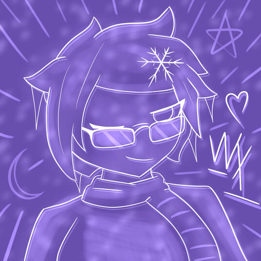 "Winter Snowflake X" Uses the lineart of "Winter Snowflake" in white with additions to reflect the original Profile-Picture. Doesn't look as great when used for Profile Pictures though.
