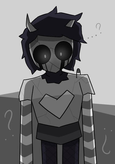 "Wendy Observe" A picture of my OC, Wendy observing the viewer with a curious expression.