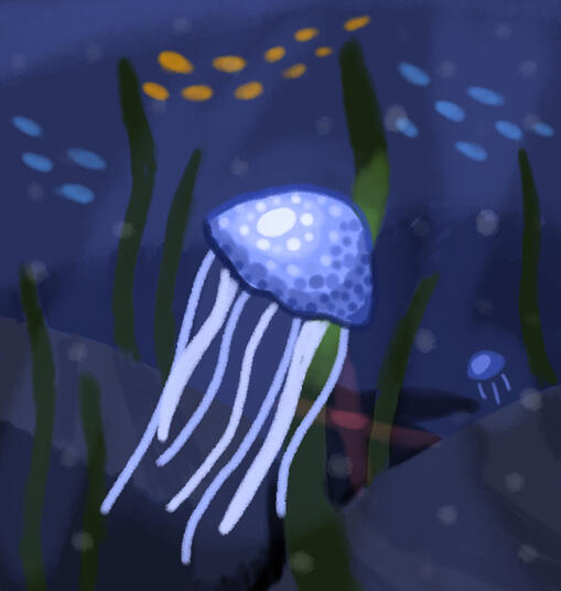 &quot;Jellyfish Painting&quot; A painting of a jellyfish